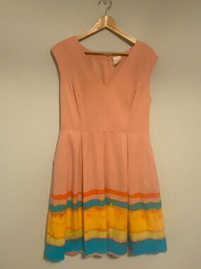 Anthropologie Dress, Size 12, Pink